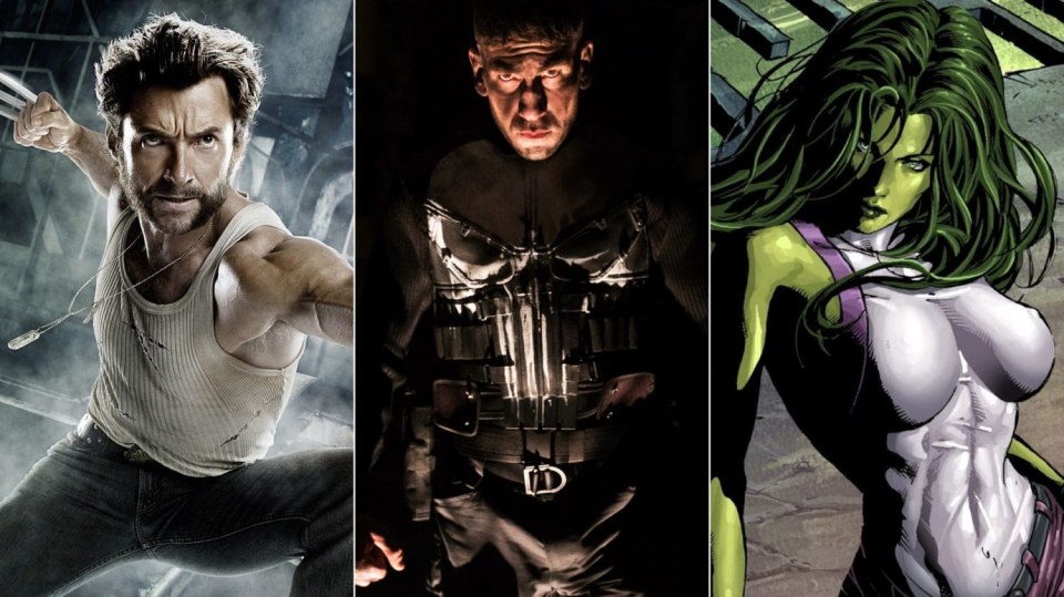 Wolverine, Punisher a She-Hulk